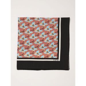 Nom Multicolour Graphic Print Square Cotton Scarf